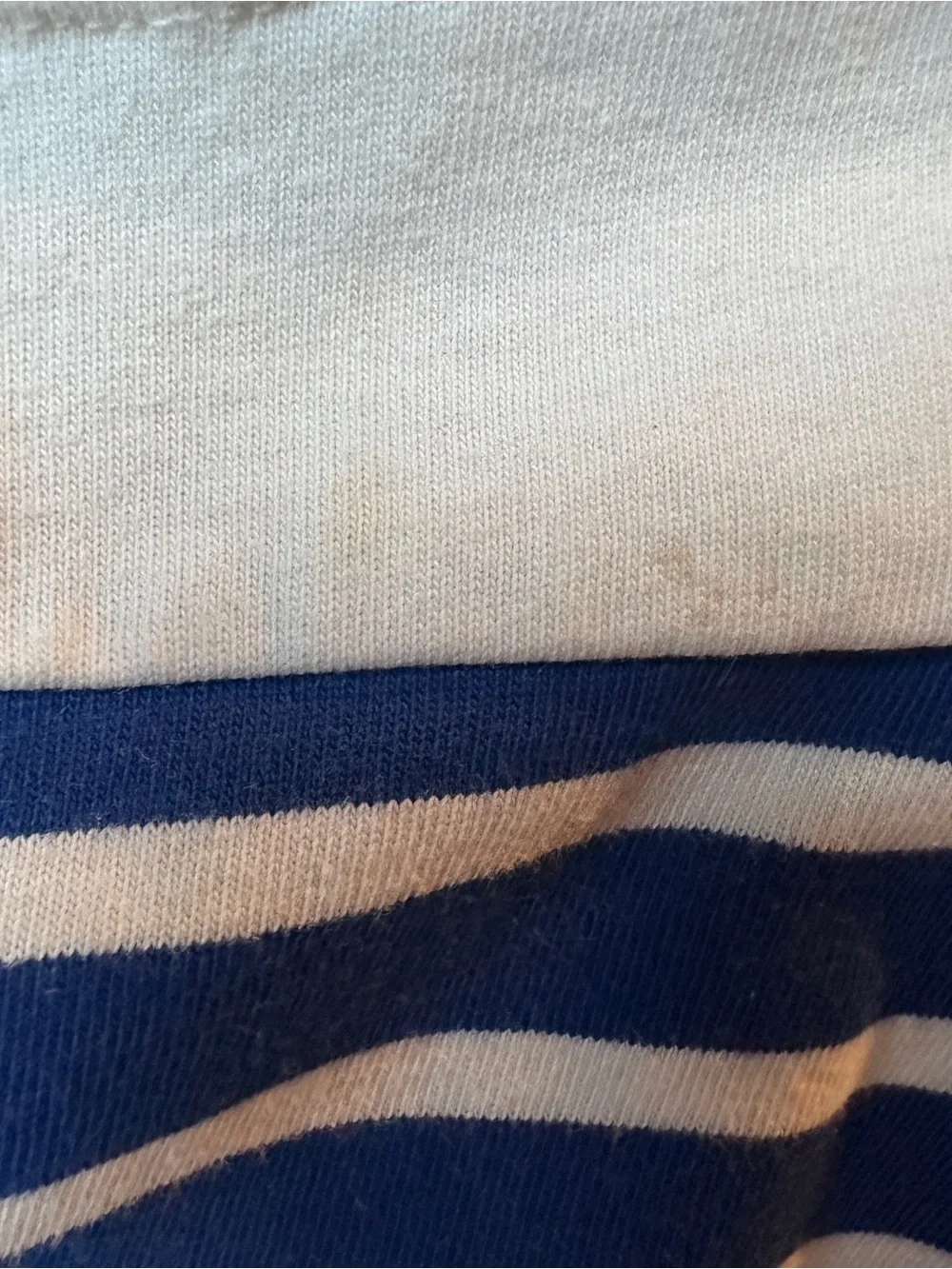 Mini Boden heart pocket striped dress fair faint stains 4/5